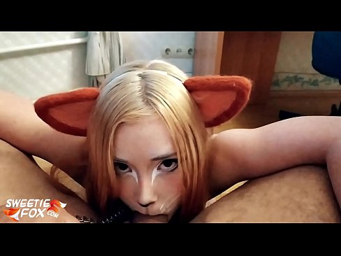 ❤️ E folo e Kitsune le titi ma le cum i lona gutu ❤ Fa'afeusuaiga ️❤